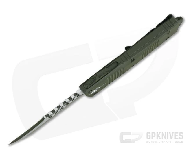 Microtech Combat Troodon Hellhound Signature Series Cerakote OD Green 219-1COD - Image 3