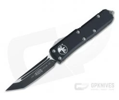 Microtech UTX-85 Tanto Black CTS-204P Plain Edge OTF Automatic Knife 233-1
