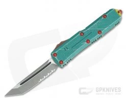 Microtech UTX-85 Bounty Hunter Partially Serrated Apocalyptic Tanto OTF Automatic Knife 233-11BH