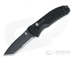 Gerber Propel Tactical Auto Black G10 Serrated Black Oxide 420HC Automatic Knife 30-000842N