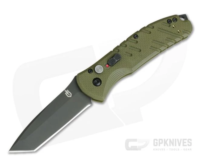 Gerber Propel Downrange OD Green Black Oxide S30V Automatic Knife 30-001317N