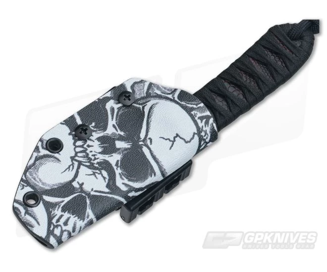 Randy Doucette Small Hamon Fixed Blade Cord Wrap Lizard Skin 1095 - Image 2