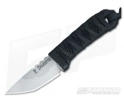 Randy Doucette Back Up Neck Knife Cord Wrap Black Ray Skin 1095 Hamon 3442