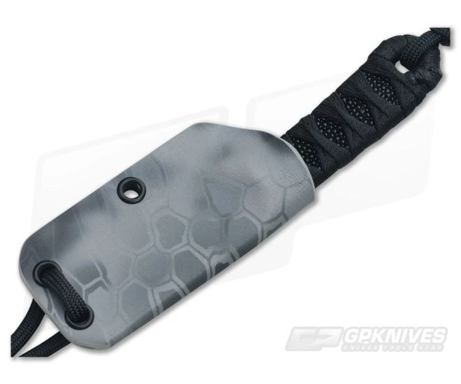 Randy Doucette Back Up Neck Knife Cord Wrap Black Ray Skin 1095 Hamon 3442 - Image 2