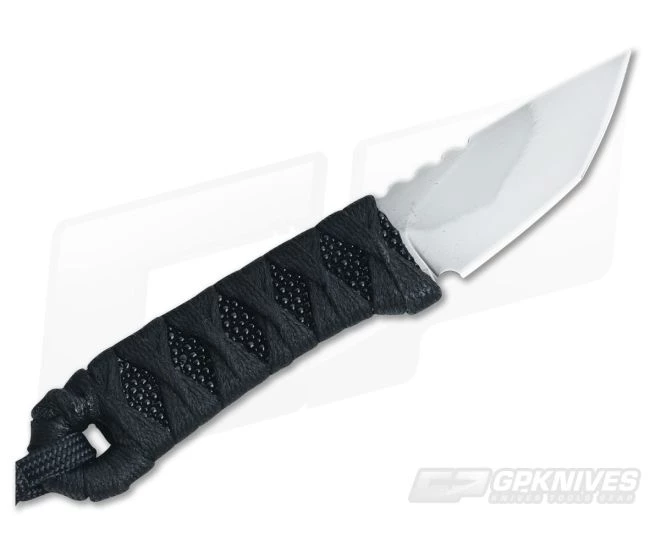Randy Doucette Back Up Neck Knife Cord Wrap Black Ray Skin 1095 Hamon 3442 - Image 3