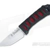 Randy Doucette Back Up Neck Knife Cord Wrap Red Ray Skin 1095 Hamon