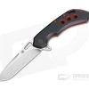 Olamic Cutlery Wayfarer Tanto 247T Black & Red GunKote Satin M390 Flipper