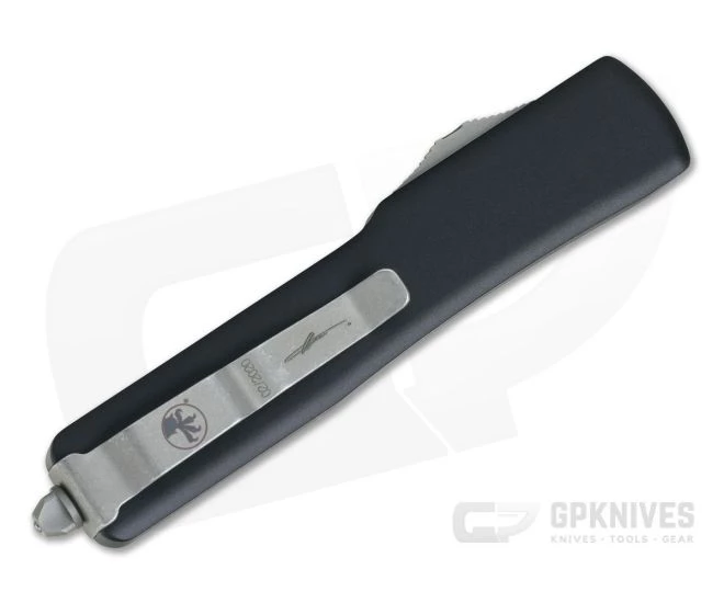 Microtech UTX-70 Hellhound Tanto Signature Apocalyptic Black 419-10APS - Image 2