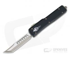 Microtech UTX-70 Hellhound Tanto Bronzed Signature Black OTF 419-13S