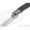 Chad Nell Custom Gent UDT Polished RWL34 Zirconium Bolsters Marbled Carbon Fiber Liner Lock Flipper