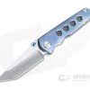 Sergey Rogovets TNT XR Tanto 20 Front Flipper Satin S45VN Titanium Frame Lock 4348