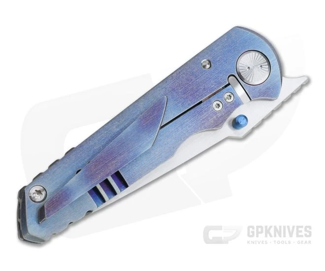 Sergey Rogovets TNT XR Tanto 20 Front Flipper Satin S45VN Titanium Frame Lock 4348 - Image 2