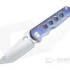 Sergey Rogovets TNT XR Tanto 20 Front Flipper Satin S45VN Titanium Frame Lock 4349
