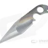 Mick Strider Custom SLCC XL Strike Plate Titanium Nightmare Grind Fixed Blade Knife 4448