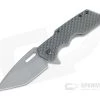 Attn2Detail Medium Mark I Tanto Blasted S45VN Contoured Gunner Grip Titanium Flipper 4463
