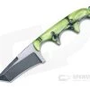 Alan Folts Minimalist Tanto Two-Tone Acid Wash CPM-154 Toxic Green Kirinite Fixed Blade 4490