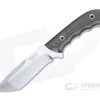 Mike Irie Model 107 Tanto Satin BG42 Red and Black Linen Micarta Tactical Fixed Blade 4517