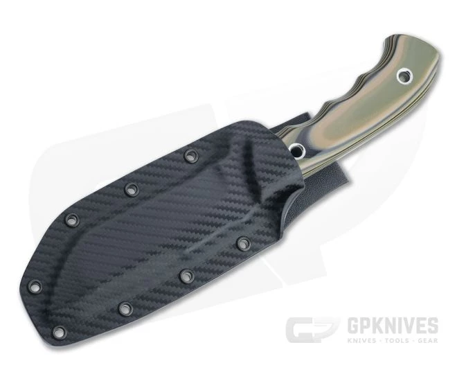 Mike Irie Model 107 Tanto Satin BG42 Camo G10 Tactical Fixed Blade 4518 - Image 2