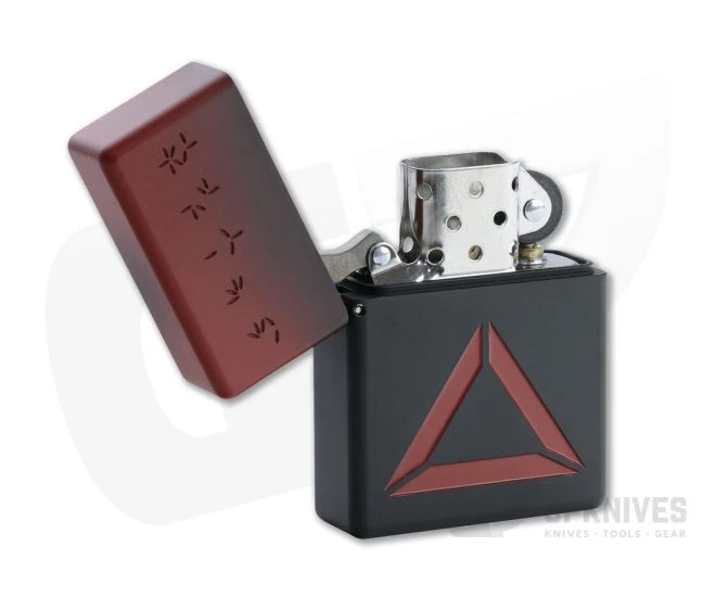 Heretic Knives Predator Manticore-E Tanto Set Battleworn DLC Red Camo Carbon Fiber OTF Automatic 4676 - Image 6