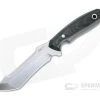 Mike Irie UC-2 Urban Carry Satin CPM-154 Black and Green Linen Micarta Fixed Blade 4733