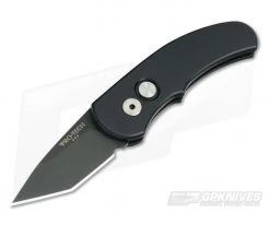 Protech Runt J4 Chisel Tanto Black CA Legal Automatic DLC 154CM 5415