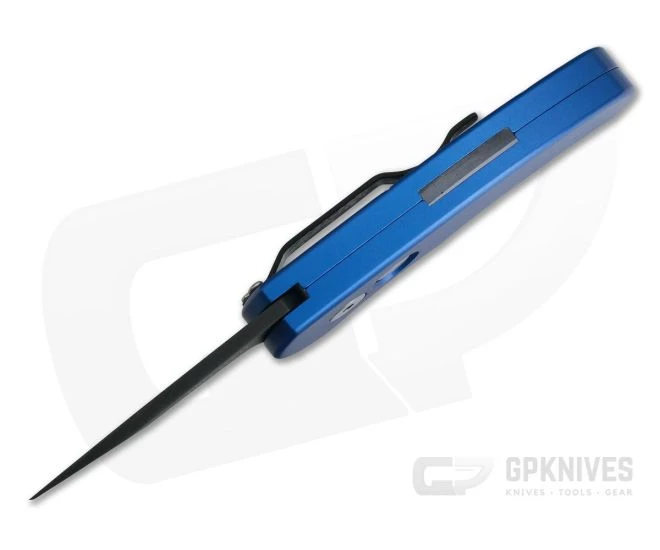 Protech Runt J4 Chisel Tanto Blue CA Legal Automatic DLC 154CM 5415-BLUE - Image 3