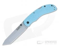 Kabar USSF Corser Gray Tanto Lock Back Folder Blue GFN Handle AUS-8A Blade 5698SF