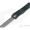 Microtech Troodon Hellhound Damascus Signature Series Bronze Hardware 619-16