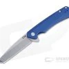 Case Kinzua Tanto S35VN Blue Aluminum Frame Lock Flipper 64663