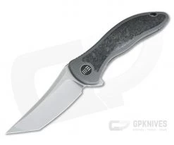 WE Knives 912CF-B Synergy2 Integral Shred Carbon Fiber Inlay M390 Compound Tanto Flipper