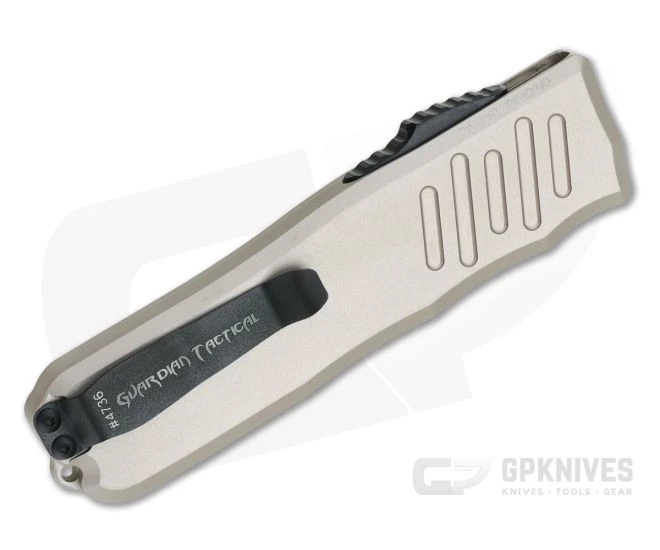 Guardian Tactical Recon-035 Black Tactical Serrated Elmax Tanto Desert Tan OTF Automatic 97122 - Image 2