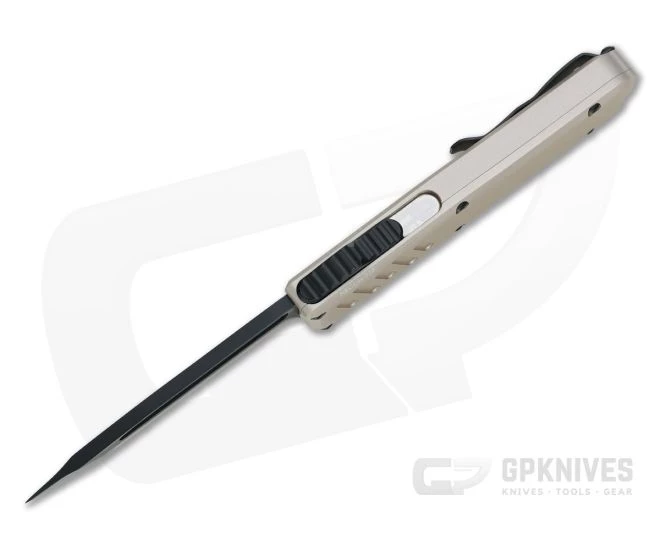 Guardian Tactical Recon-035 Black Tactical Serrated Elmax Tanto Desert Tan OTF Automatic 97122 - Image 3