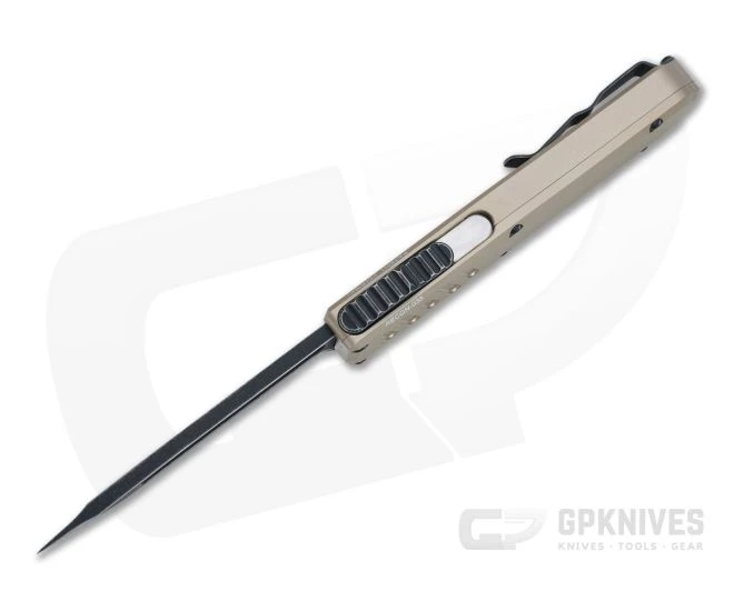 Guardian Tactical Recon-035 Dark Stonewashed Elmax Tanto Desert Tan OTF Automatic 97621 - Image 3