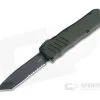 Guardian Tactical Recon-035 Black Part Serrated Elmax Tanto OD Green OTF Automatic 98122