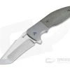 Reate Knives Augustus Kirby Lambert Design Green Canvas Micarta M390 Harpoon Tanto Flipper
