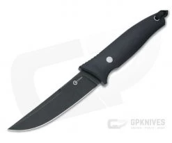 CIVIVI x Terzuola Tamashii Tanto Black Stonewashed D2 Black G10 Fixed Blade C19046-3