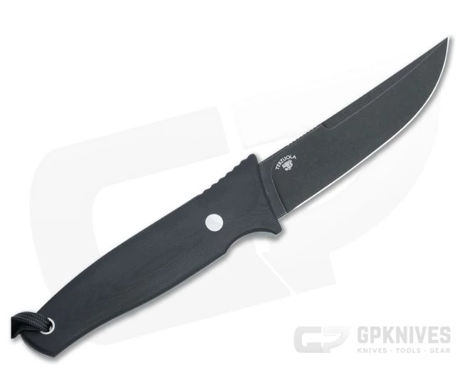 CIVIVI x Terzuola Tamashii Tanto Black Stonewashed D2 Black G10 Fixed Blade C19046-3 - Image 3