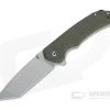 CIVIVI Brazen Tanto Bead Blast D2 Coarse Green Micarta Liner Lock Flipper C2023F