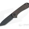 CIVIVI Elementum Tanto Dark Brown Matrix Micarta Black Stonewashed D2 Liner Lock Flipper C907T-C