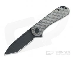 CIVIVI Elementum Tanto Brown Matrix Micarta Black Stonewashed D2 Liner Lock Flipper C907T-D