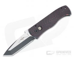 Protech Emerson CQC-7 Two-Tone Tanto Black and Red G-carta Top Automatic Knife CQC7-M-05