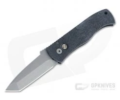 Protech Emerson CQC-7 Gray Tanto Black Crosscut G-carta Top Automatic Knife CQC7-M-07