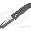 Protech Emerson CQC-7 Auto Two-Tone Tanto Carbon Fiber Top Automatic Knife E7T21