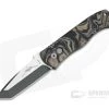Protech Emerson CQC-7 Auto Two-Tone DLC Tanto Camo Burl G10 Top Automatic Knife E7T37