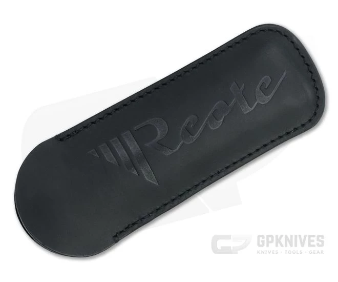 Reate EXO Exoskeleton Design Tanto Point Elmax Burlap Micarta Manual OTF Knife - Image 4