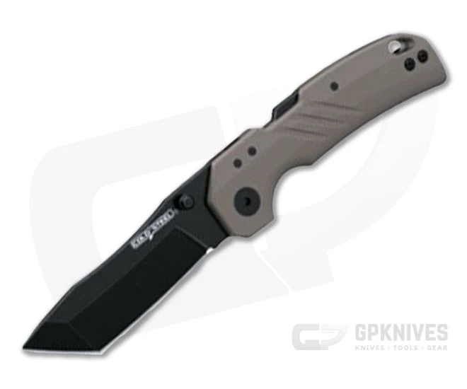 Cold Steel Engage Tanto Atlas Lock 3" Black Stonewashed 4116SS FDE GFN Folder FL-30DPLT-BF