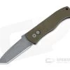 Protech Emerson GPK Exclusive CQC-7 Acid Wash Tanto Point Smooth Micarta Top Automatic Knife GP-CQC7-T1