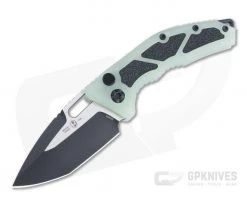 Heretic Knives Medusa Jade G10 Black Two-Tone Tanto Elmax OTS Automatic H011-10A-JADE