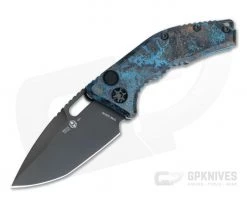 Heretic Knives Medusa Chemtina Copper DLC S35VN Tanto OTS Automatic Knife H011-6A-CHEM-01