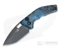 Heretic Knives Medusa Chemtina Copper DLC S35VN Tanto OTS Automatic Knife H011-6A-CHEM